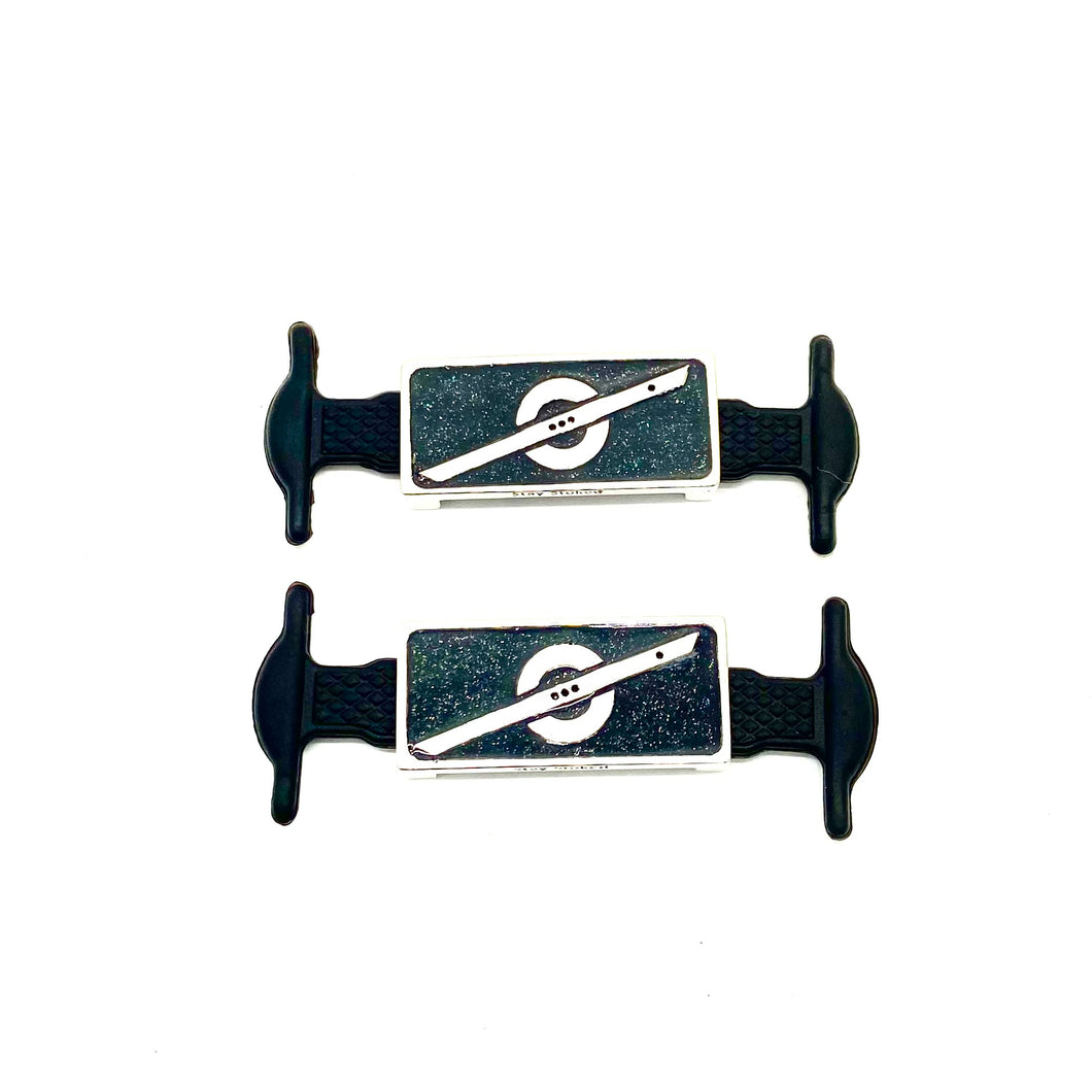Black Color Shift Shoe Charms